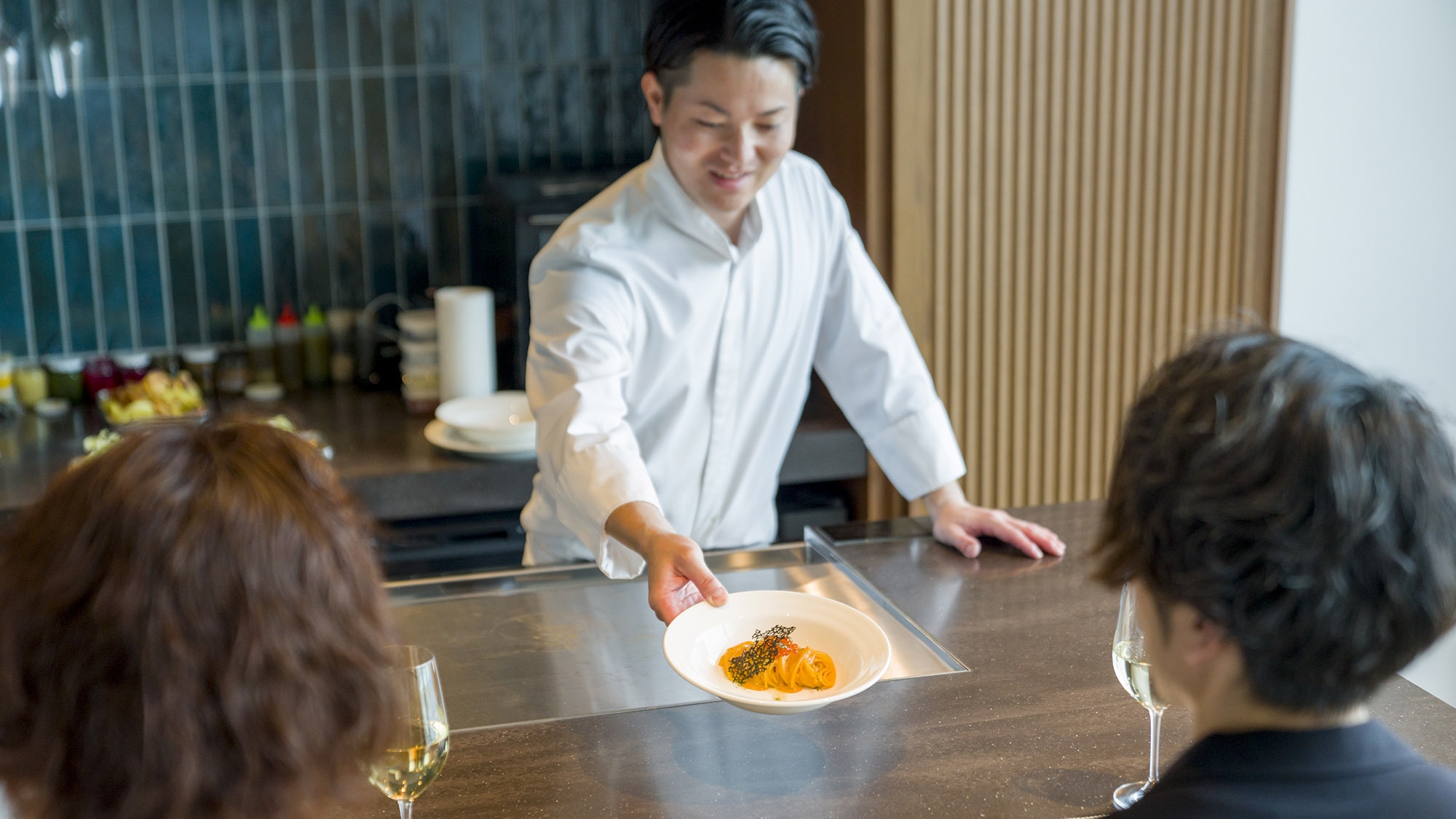 【夕朝付】夜は出張シェフによる全5品コースをお部屋で＆朝は金目鯛の海鮮丼
